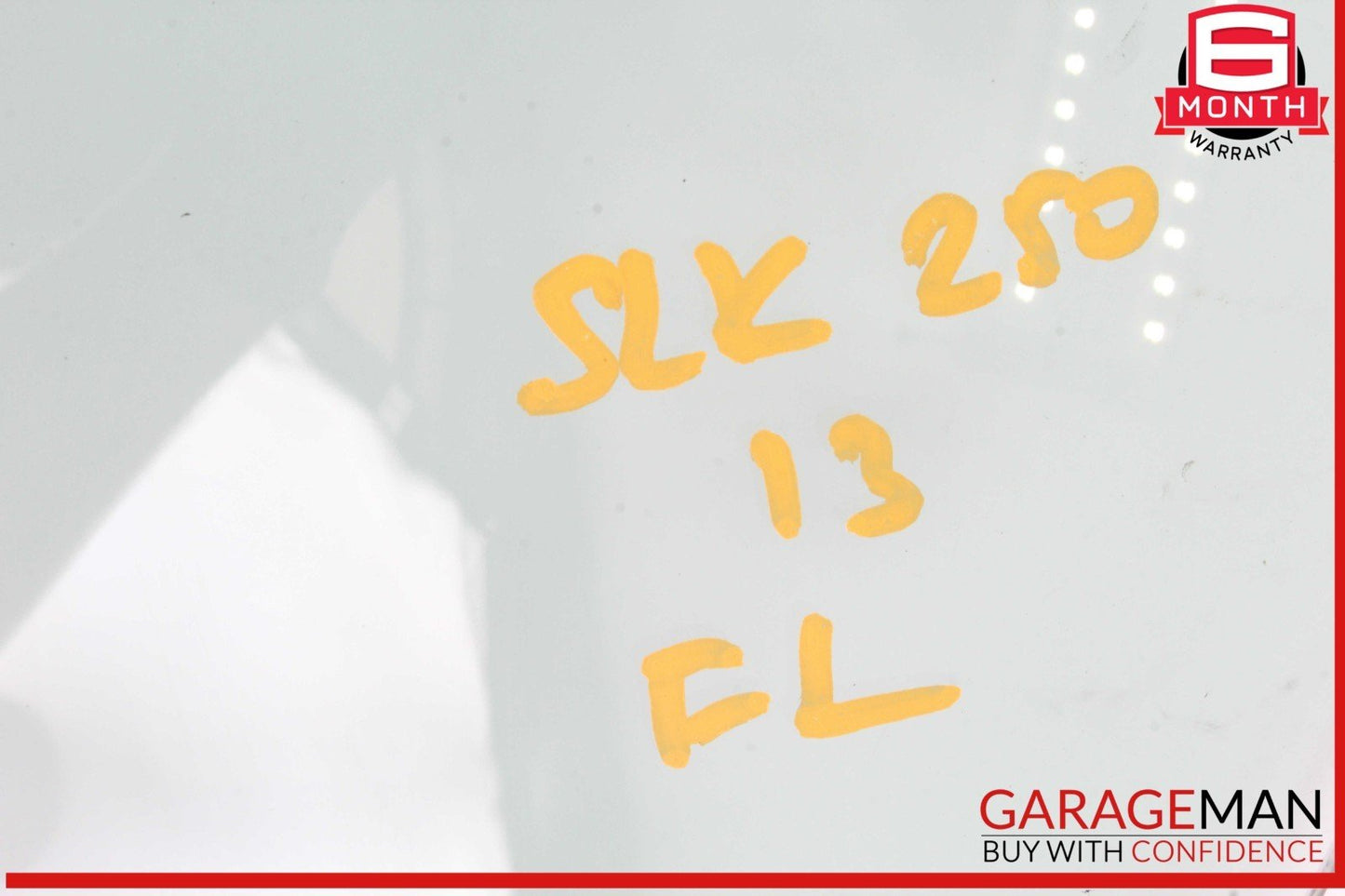 12-20 Mercedes R172 SLK250 Front Left Driver Side Door Window Glass OEM