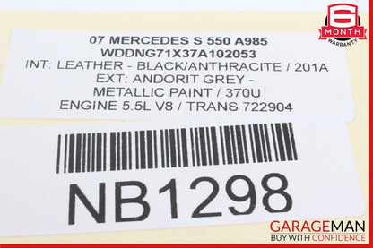07-09 Mercedes W221 S550 S63 Rear Left & Right Door Audio Sound Speaker Set of 2