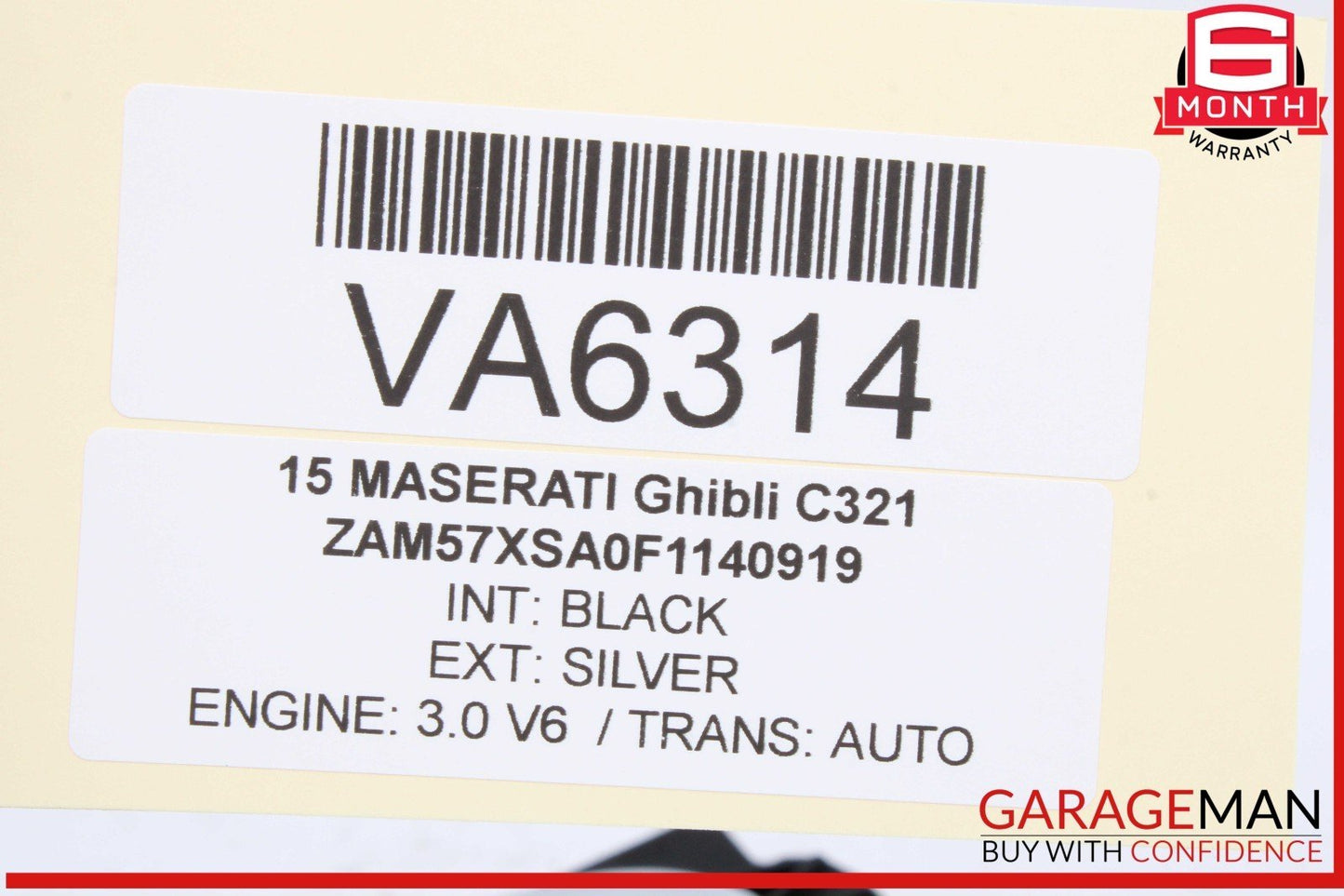 14-21 Maserati Ghibli M157 Rear Right Passenger Side Exterior Door Handle OEM