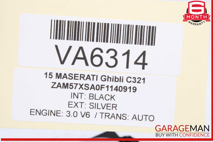 14-21 Maserati Ghibli M157 Rear Right Passenger Side Exterior Door Handle OEM