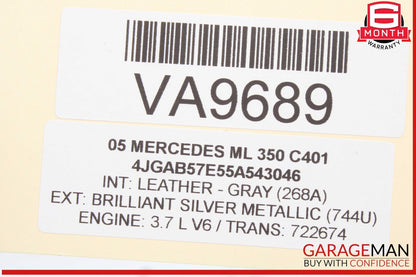 98-05 Mercedes W163 ML350 Front Right Passenger Side Drive Axle CV Half Shaft