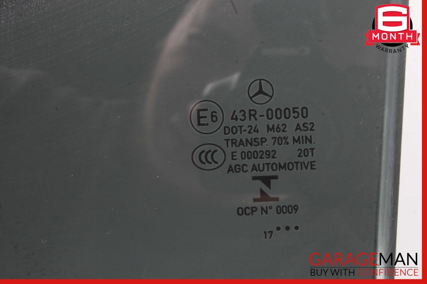14-18 Mercedes W117 CLA250 Rear Left Driver Side Door Window Auto Glass Panel