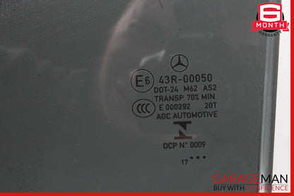 14-18 Mercedes W117 CLA250 Rear Left Driver Side Door Window Auto Glass Panel