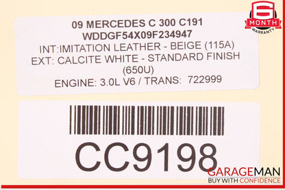 08-15 Mercedes W204 C300 GLK350 Engine Cooling Radiator Air A/C Condenser Assy