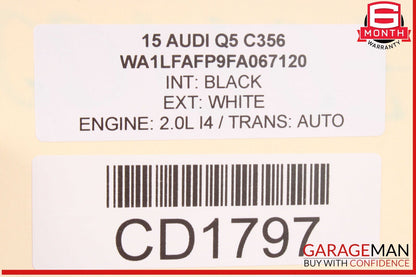 13-17 Audi Q5 Front Right Passenger Side Interior Door Panel Cover OEM