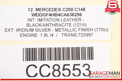 12-15 Mercedes W204 C250 SLK250 722.9 7G Automatic Transmission 722.997 OEM 270k