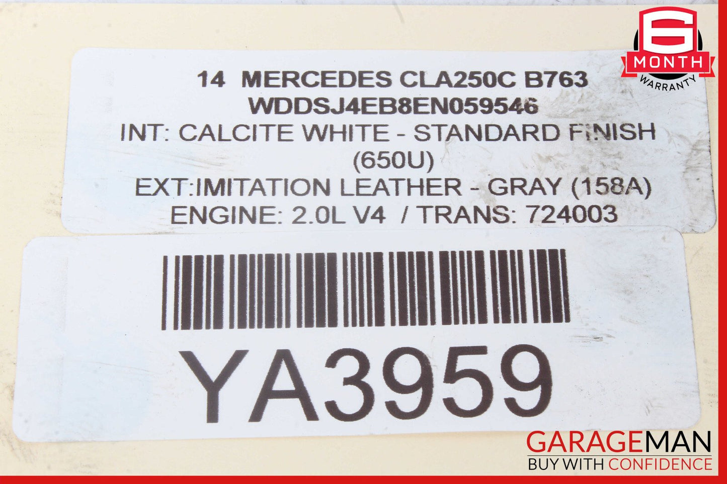 14-19 Mercedes W117 CLA250 Front Right & Left Side Brake Caliper Calipers Set