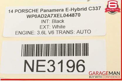12-16 Porsche Panamera 970 E-Hybrid High Voltage Battery Cable Line OEM