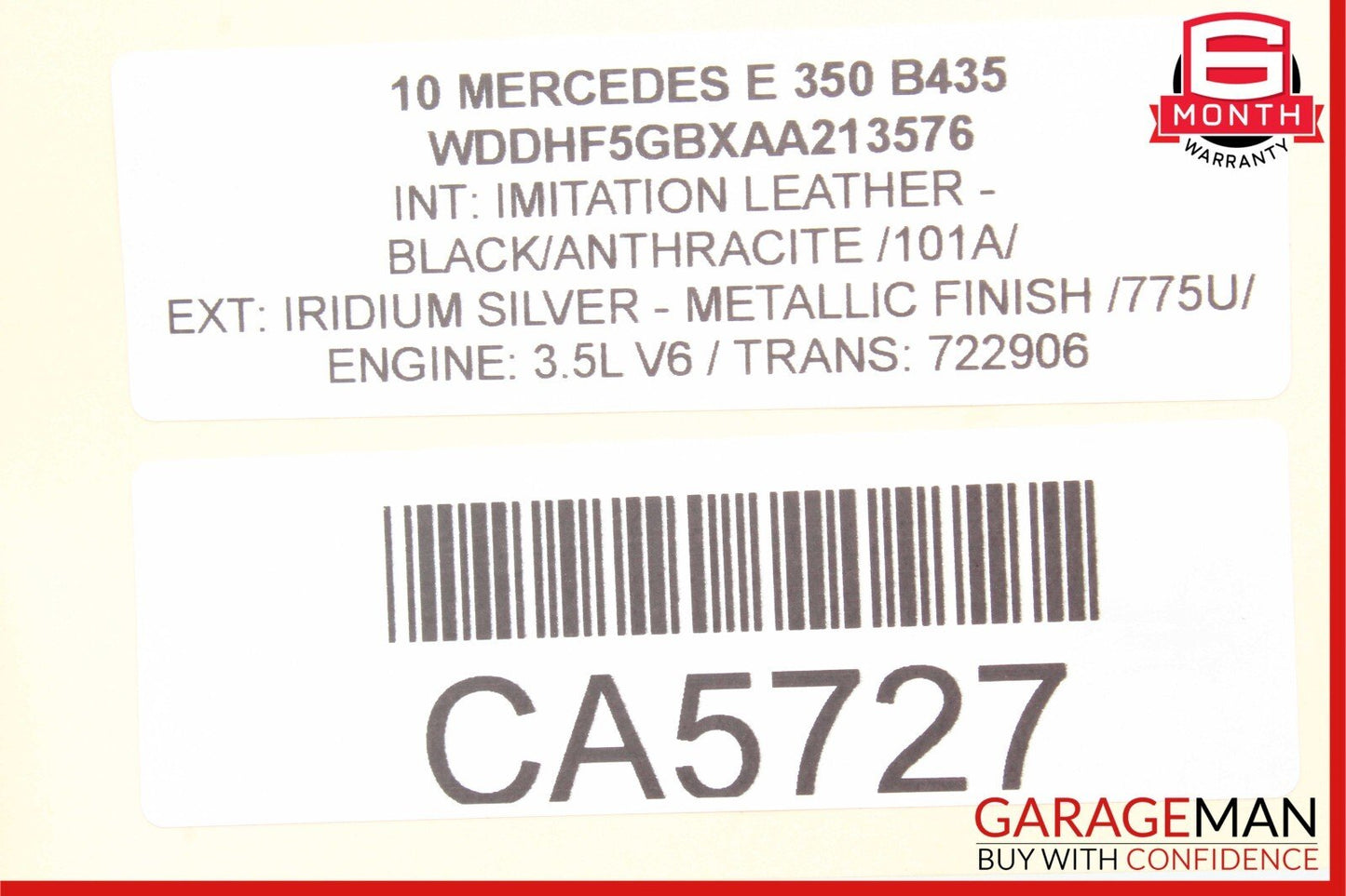 08-18 Mercedes E550 E350 C300 CLS550 Front Right Side Door Lock Latch Actuator