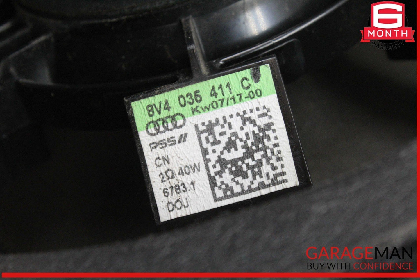 15-20 Audi A3 S3 RS3 Rear Left and Right Side Door Mid Range Audio Speaker OEM