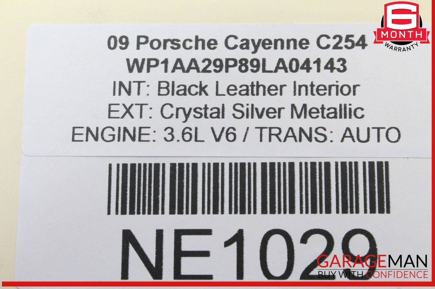 08-10 Porsche Cayenne 957 Front Right Side Headlight Lamp 7L5941032A OEM