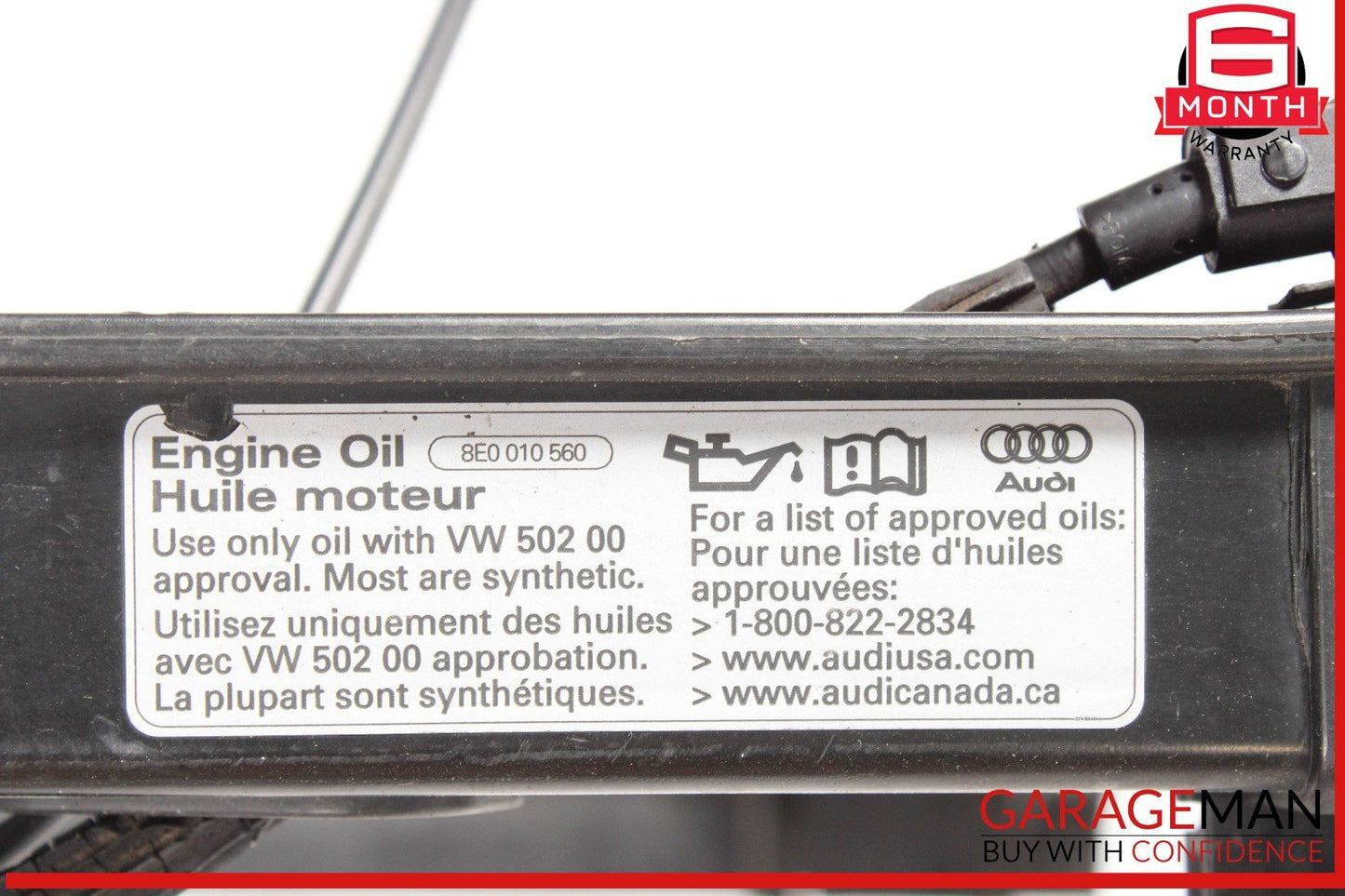 08-17 Audi A4 A5 S4 S5 Front Radiator Core Support Panel Frame OEM