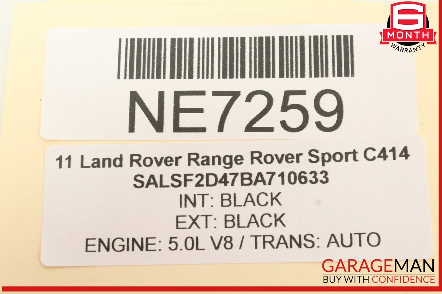 10-13 Land Rover Range Rover Sport Front Dash Audio Radio Control Switch Panel