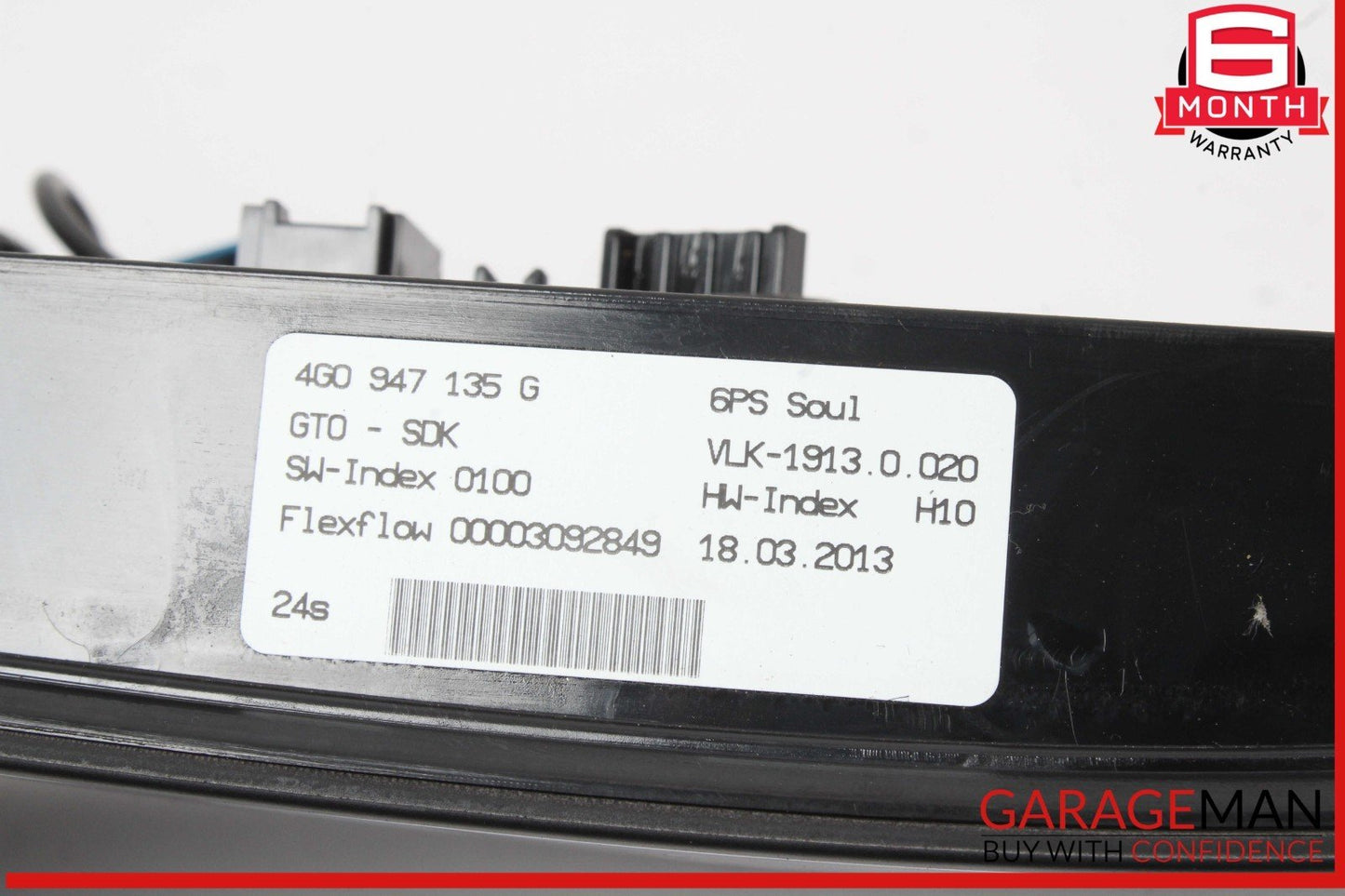 2012-2018 Audi A6 Front Upper Overhead Dome Light Lamp 4G0959719 Genuine