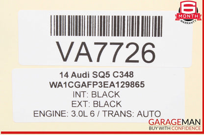 08-18 Audi SQ5 S4 Q5 A4 A5 Right Passenger Side Exterior Door Handle Black OEM