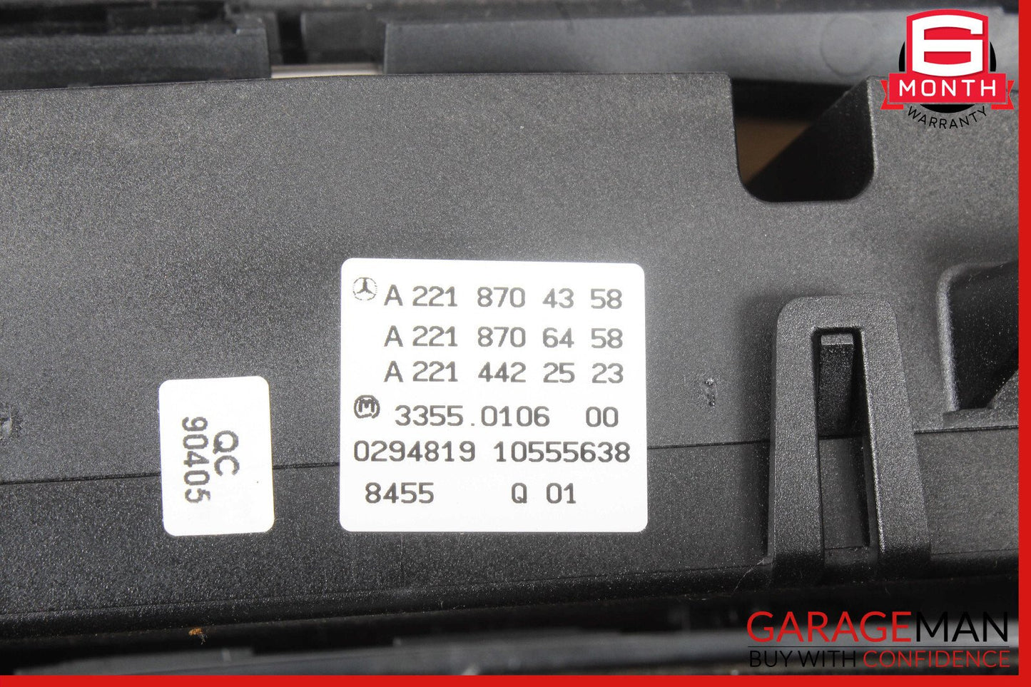 07-14 Mercedes W216 CL550 A/C AC Heater Temperature Climate Control Switch Assy