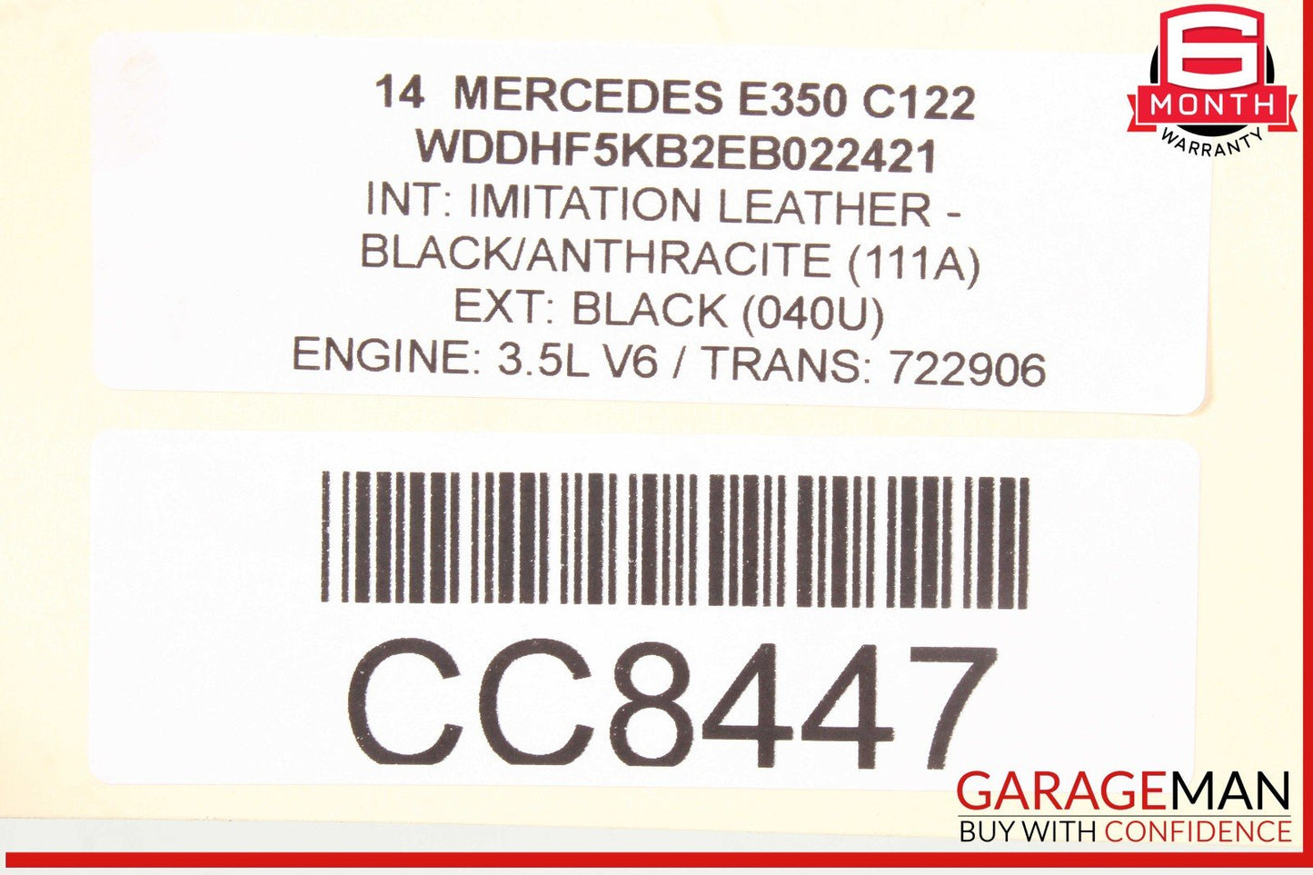 14-16 Mercedes W212 E350 RWD 7G-Tronic Automatic Transmission 722.906 OEM 193k