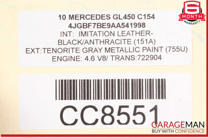 07-12 Mercedes X164 GL450 722.9 7G 4Matic Automatic Transmission Tranny 185k
