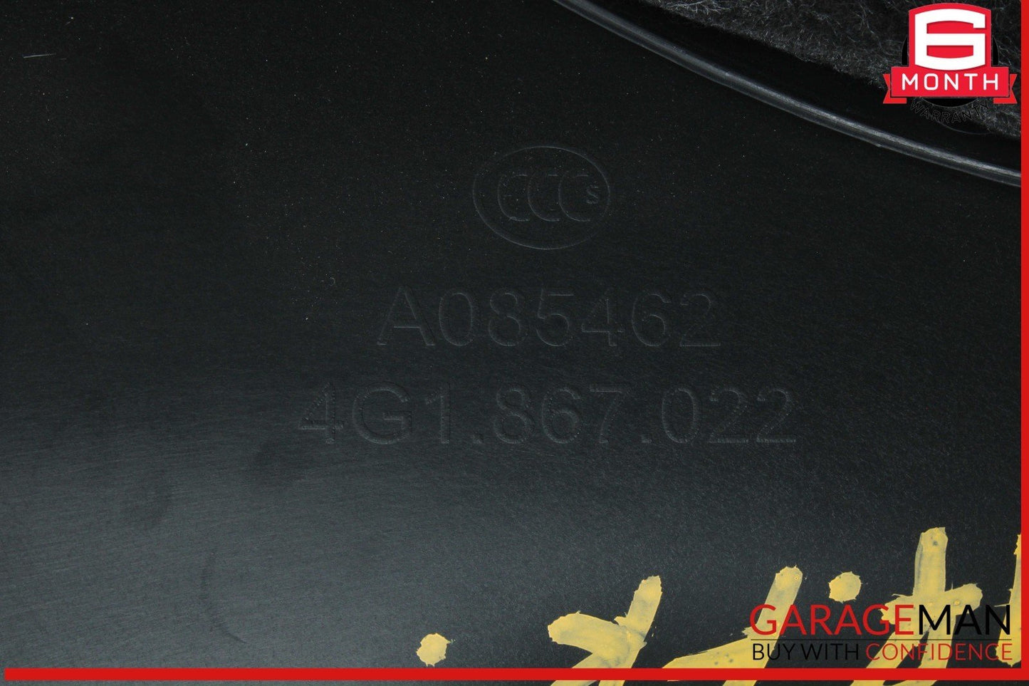 12-18 Audi A6 S6 Front Right Passenger Side Interior Door Panel 4G1867022 OEM