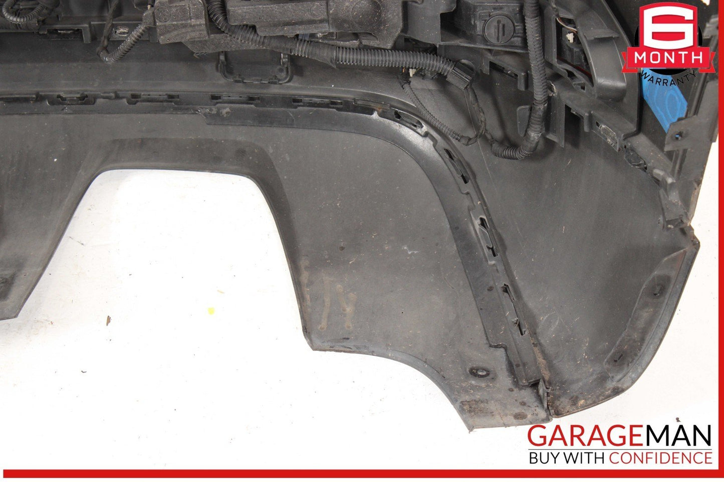 16-18 Audi Q3 Rear Bumper Cover w/ Parking PDC Sensors Black OEM