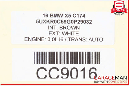 14-18 BMW X5 Front Right Side Top Upper Seat Cushion OEM