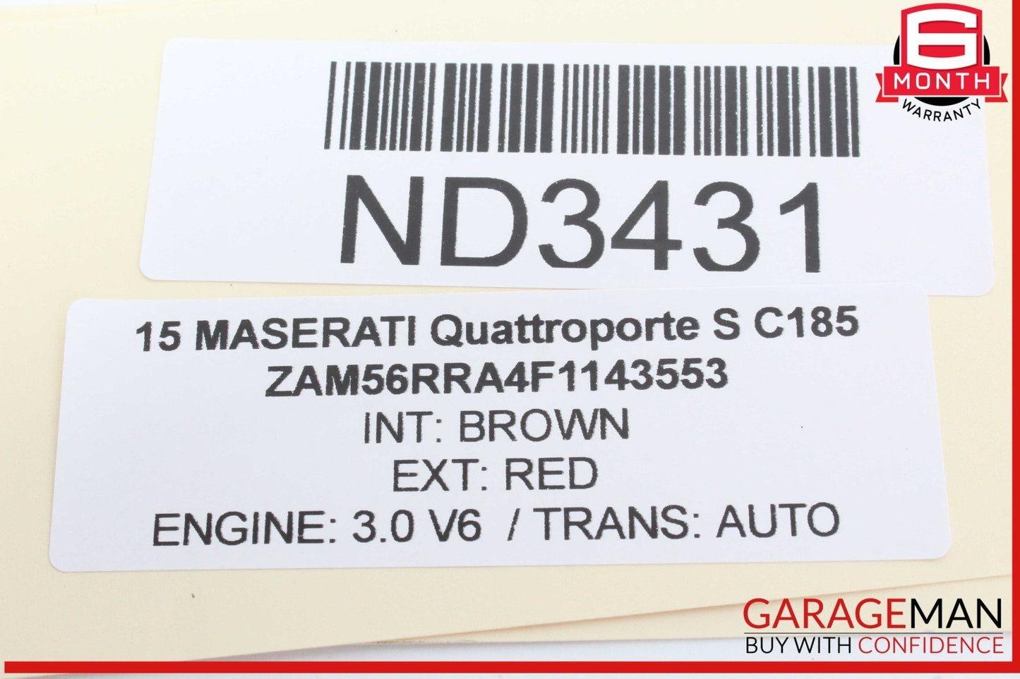 14-20 Maserati Quattroporte S Rear Right Side Outer Tail Light Lamp OEM