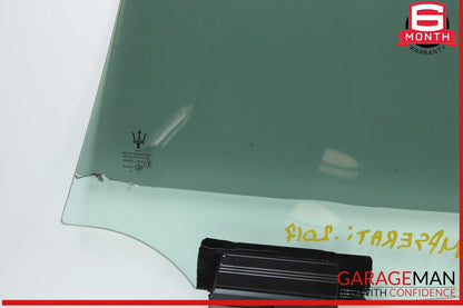 14-22 Maserati Ghibli M157 Rear Right Passenger Side Door Window Glass OEM