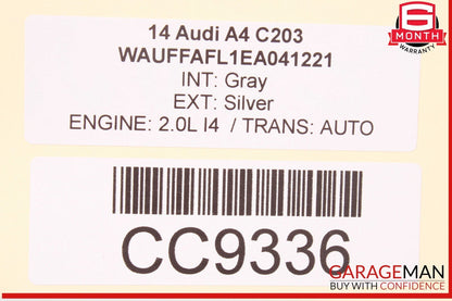 09-16 Audi A4 S4 Front Left Driver Side Door Shell Panel OEM