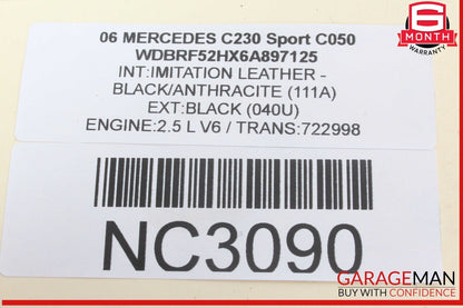 01-07 Mercedes W203 C230 Sport Front Right & Left Side Door Audio Speaker OEM