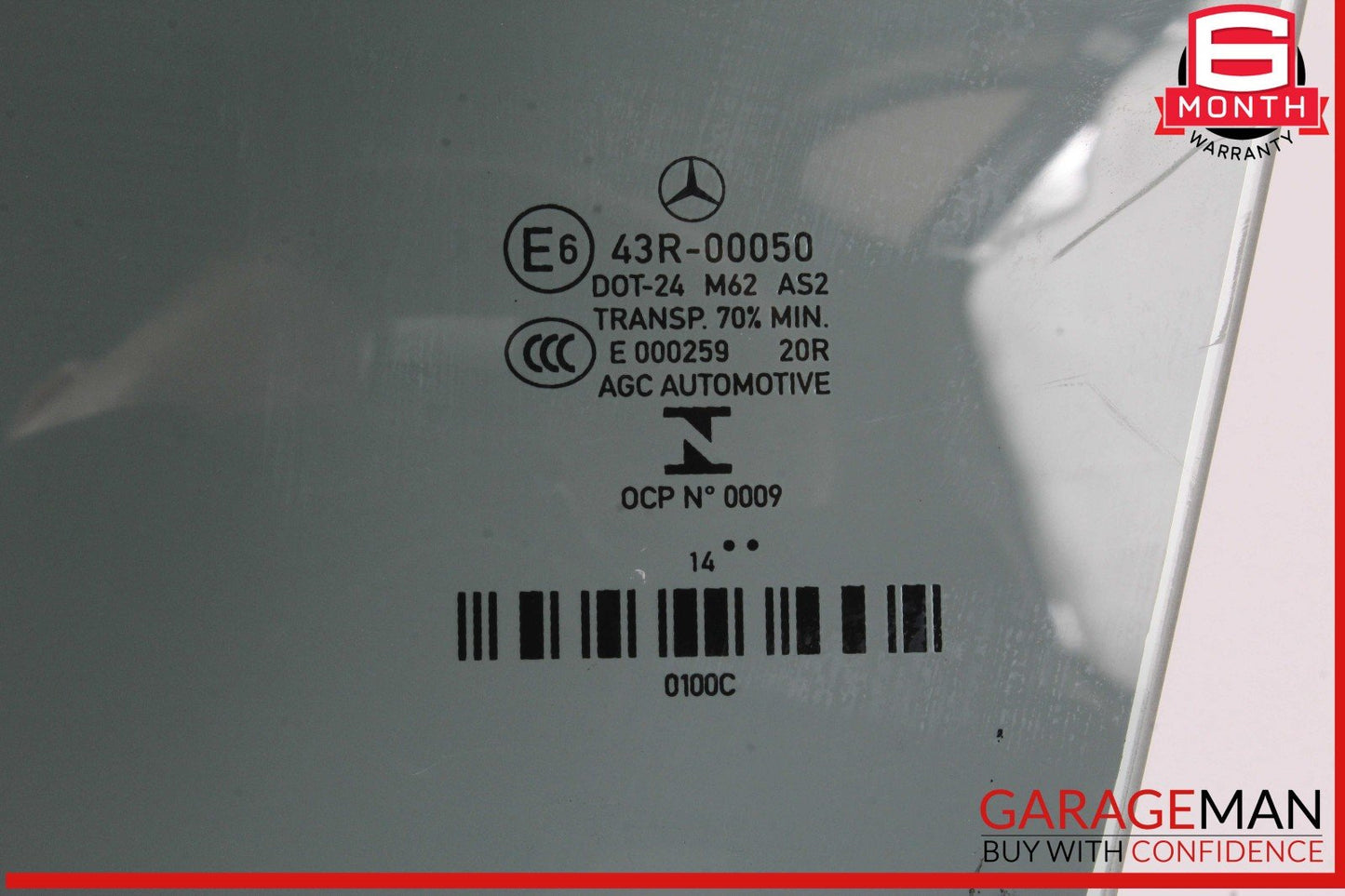 10-17 Mercedes W207 E350 E550 Coupe Front Left Driver Side Window Glass OEM