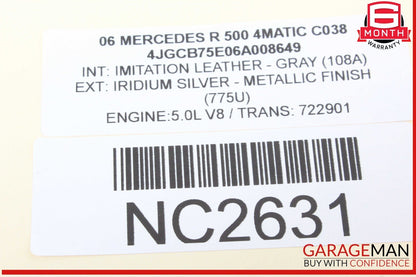 06-09 Mercedes W251 R500 4MATIC Front Right & Left Door Audio Sound Speakers Set
