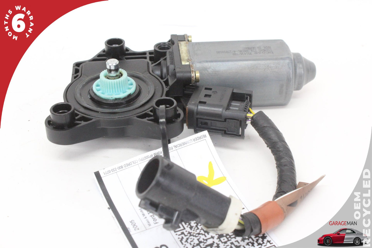 2002-2005 Ford Thunderbird Front Right Passenger Side Window Regulator Motor OEM
