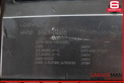 18-24 Nissan Leaf Front Right Side Dash Trim Panel w/ AC A/C Air Vent Grille OEM