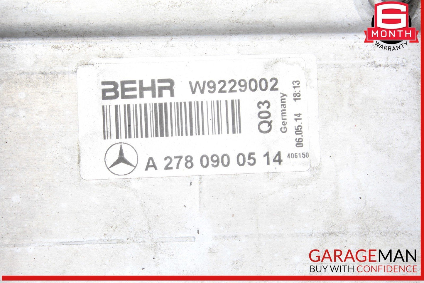 Mercedes X166 GL550 Air Intake Manifold Distributor Engine Intercooler Radiator