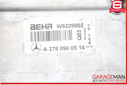 Mercedes X166 GL550 Air Intake Manifold Distributor Engine Intercooler Radiator
