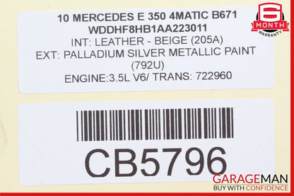 10-18 Mercedes E350 E550 CLS400 Rear Left & Right Brake  Calipers Set of 2 Pc