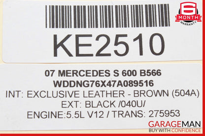 07-14 Mercedes W221 S600 CL550 Front Right Lower Control Arm 2213331805 OEM