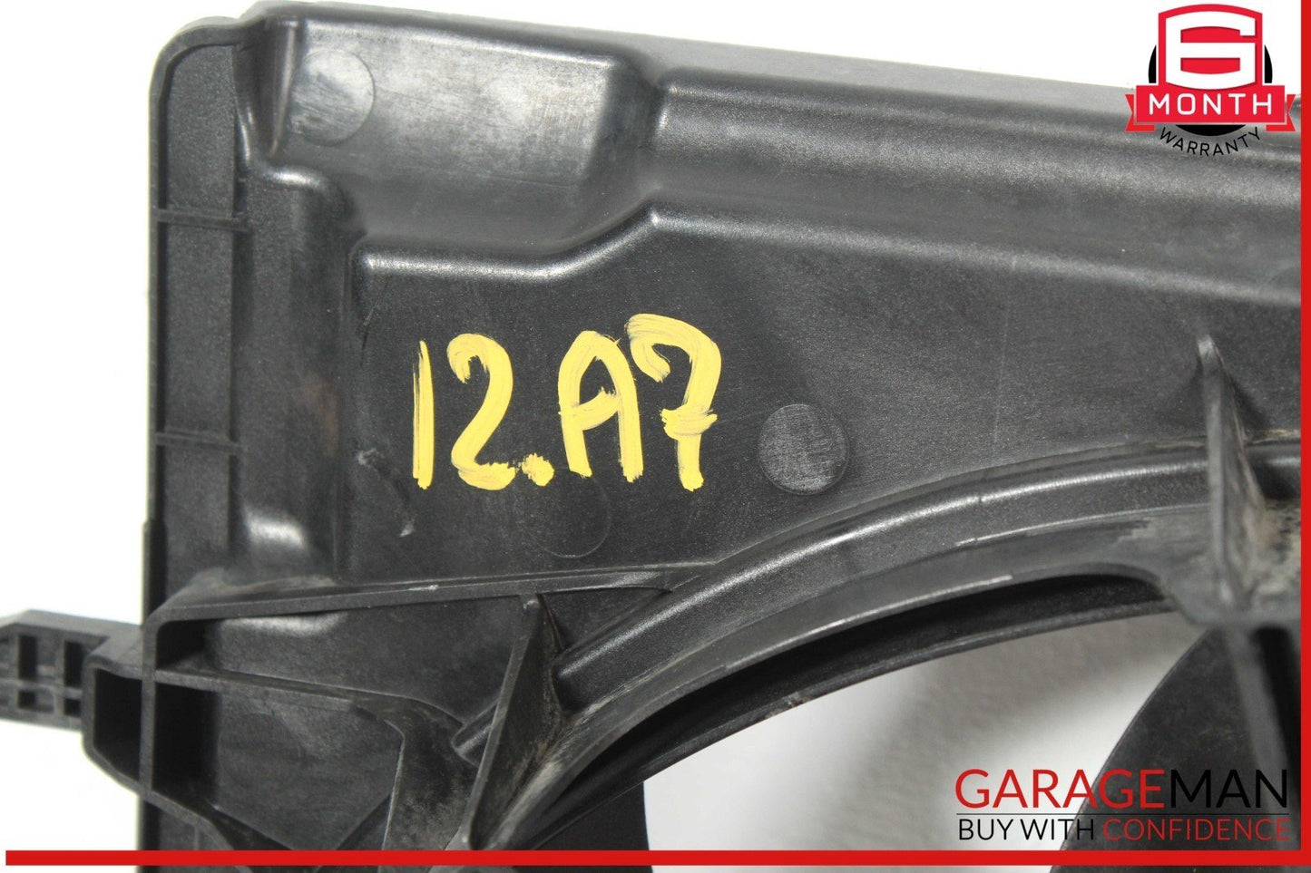 12-18 Audi A7 A6 Dual Radiator Motor Cooling Fan Shroud Assembly 4H0121003N OEM