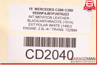 15-17 Mercedes W205 C300 RWD 7G Automatic Transmission Assembly 722.994 OEM 140k