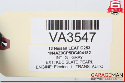 13-17 Nissan Leaf Front Left Driver Side Lower Trim Instrument Panel 681063NF0A