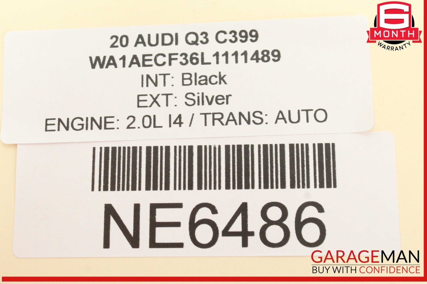19-24 Audi Q3 Front Left Driver Side Steering Wheel Black 83A419091D OEM
