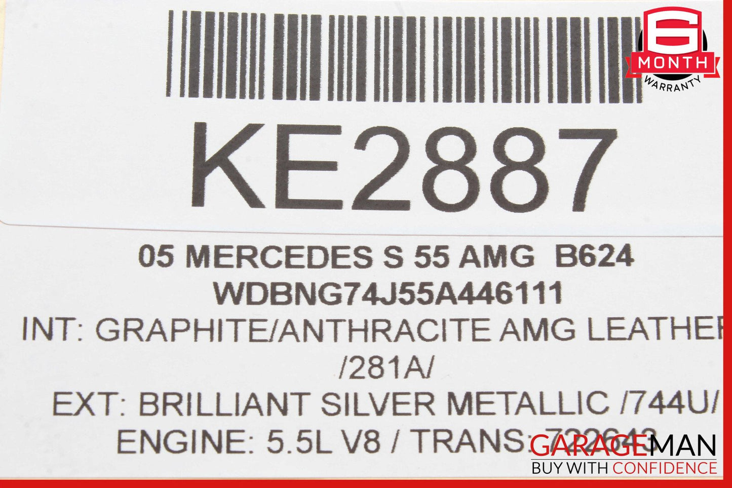 00-06 Mercedes W220 S55 CL500 Rear Tie Rod Link Control Arm 2203520003 OEM