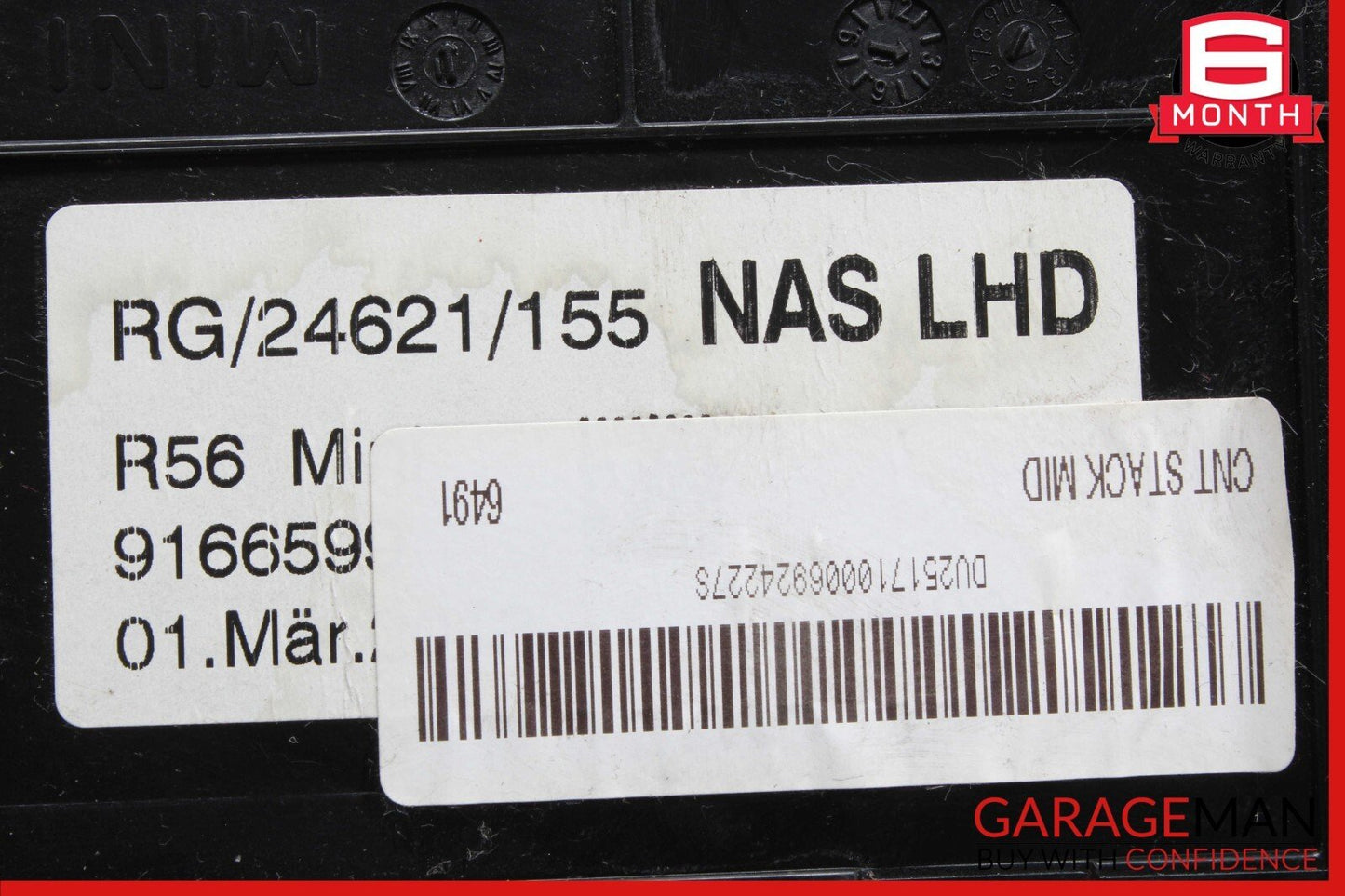 12-15 Mini Cooper Right Side Instrument Panel Glove Box Assy RG/24621/155 OEM