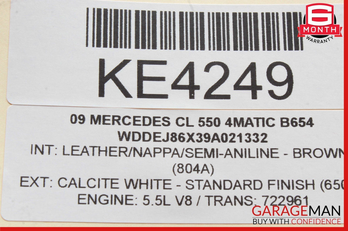 07-14 Mercedes W216 CL550 CL600 S400 S550 Gas Accelerator Pedal 2213000104 OEM