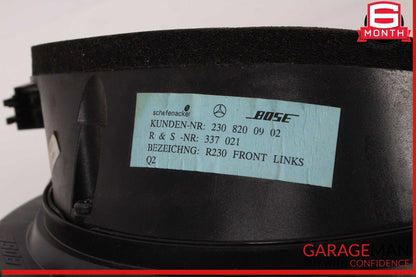 03-08 Mercedes R230 SL500 Front Left and Right Side Door Audio Speaker Bose OEM