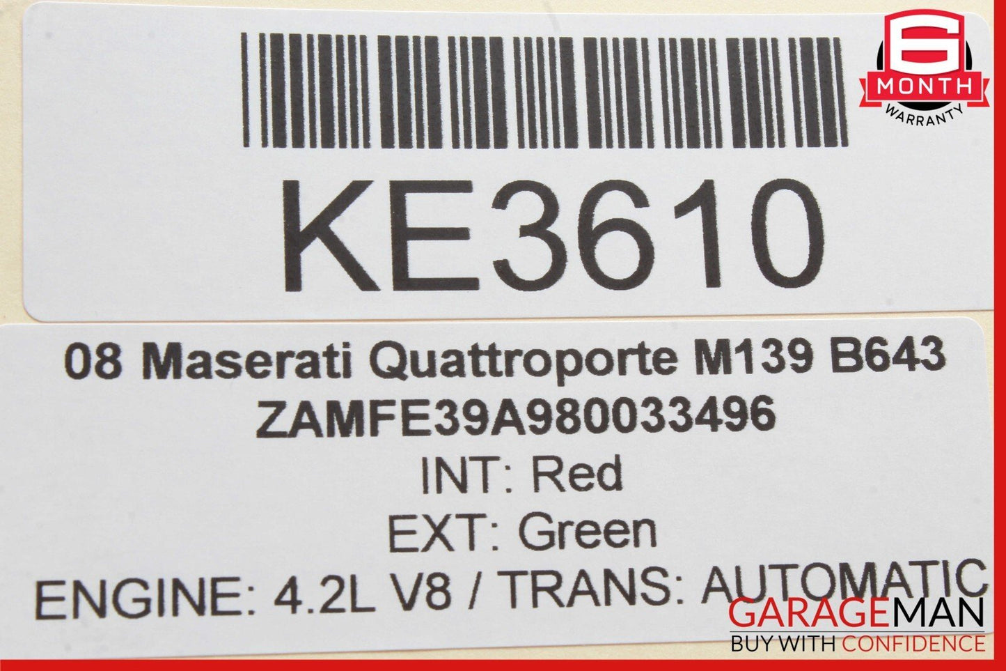 04-19 Maserati Quattroporte Gas Pedal Accelerator Module Electronic OEM