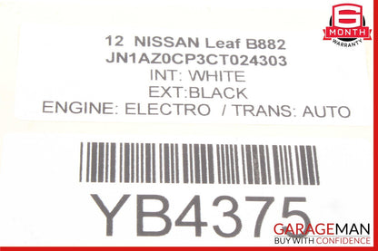 11-23 Nissan Leaf Front Left & Right Side Brake Caliper Set of 2 Pc OEM