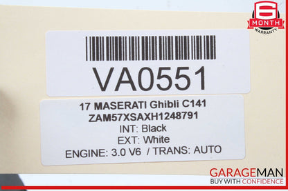 14-18 Maserati Ghibli M157 Front Left Side Intercooler Duct Shroud 670004140 OEM