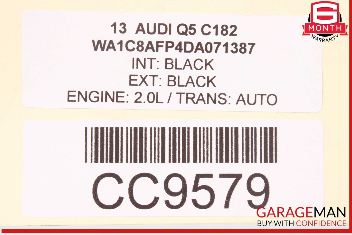 13-17 Audi Q5 Rear Diff Differential Axle Carrier Assembly OEM