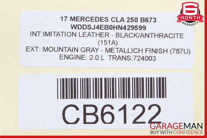 14-19 Mercedes W117 CLA250 CLA45 AMG Rear Right Side Door Lock Latch Actuator